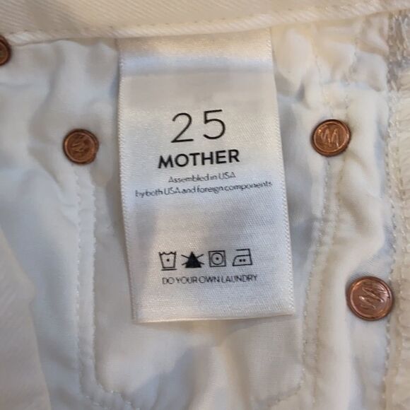 Mother High Waisted Looker Dagger Ankle Fray Size 25 - Picture 10 of 16